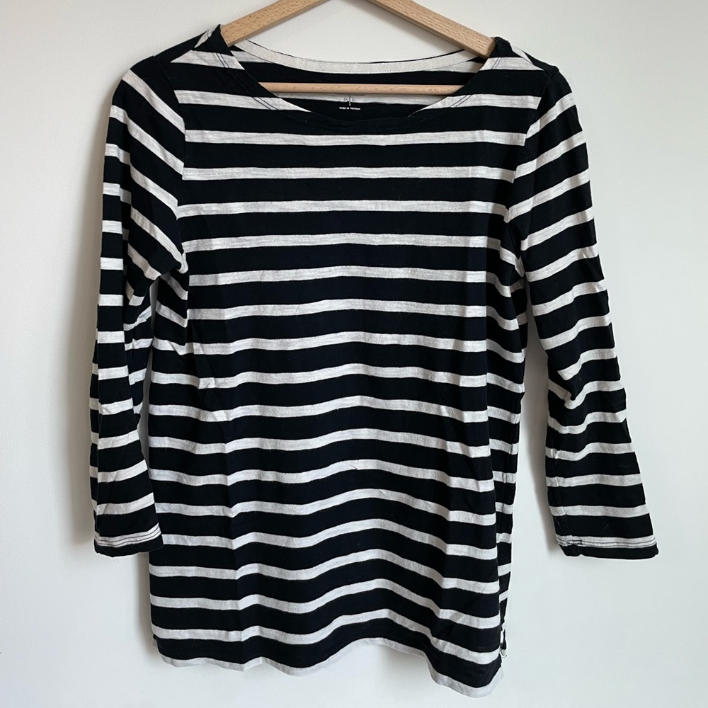 Boatneck Striped Shirt